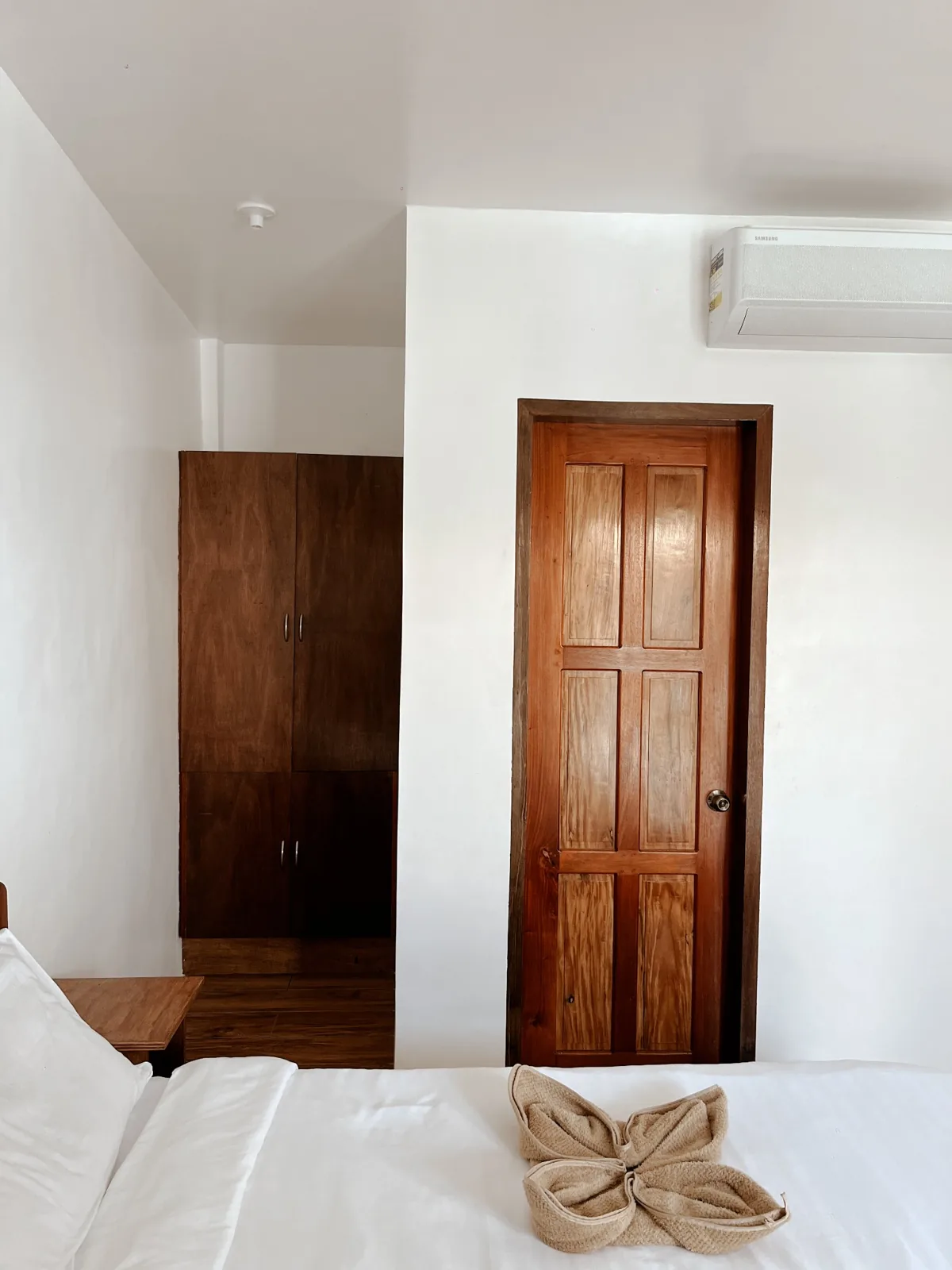 Standard Room storage and wardrobe area.